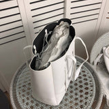 Interior view of sleek chic women's handbag – women's premium purse