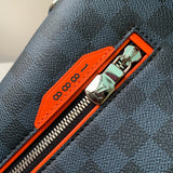 Top view of premium classic women's handbag – women's statement bag