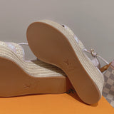 Louis Vuitton Nude Chelsea Boots - Close-Up Texture View