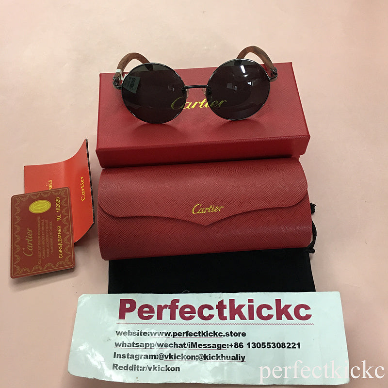 Side view of Cartier unisex sunglasses