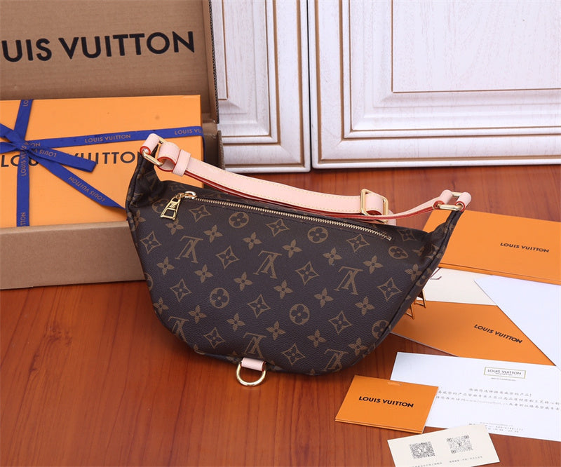  Sleek structured bag carried on shoulder