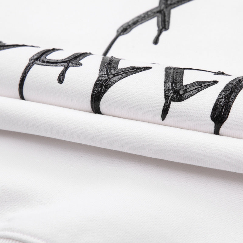 Back view of Gucci luxury clothing with signature branding