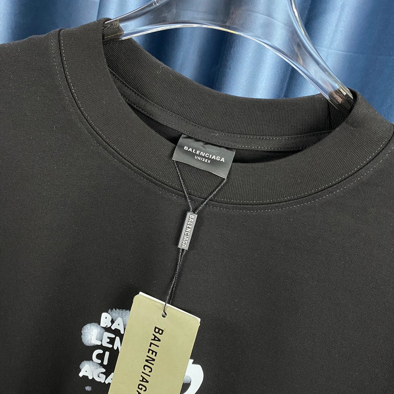 Balenciaga t-shirt back view — premium authentic designer style