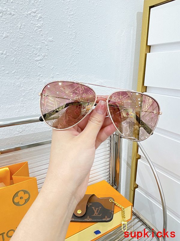 Angled view of Louis Vuitton unisex sunglasses