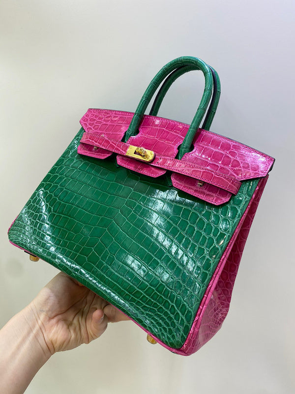 Considered bag shown from front angle