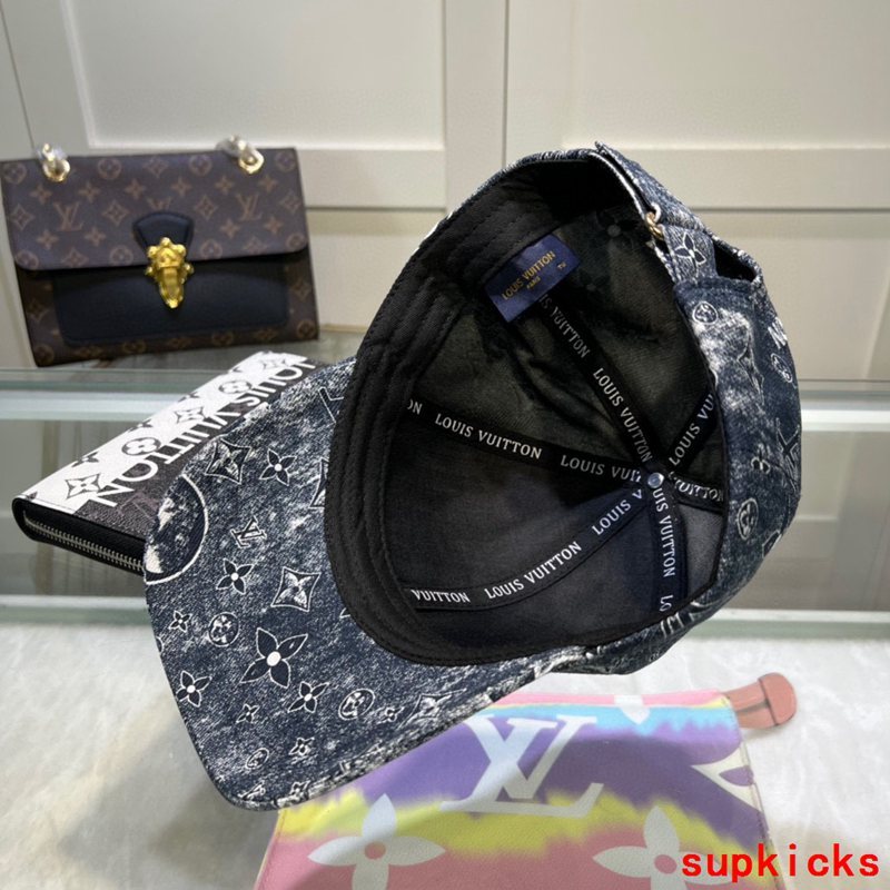Side view of Louis Vuitton unisex cap
