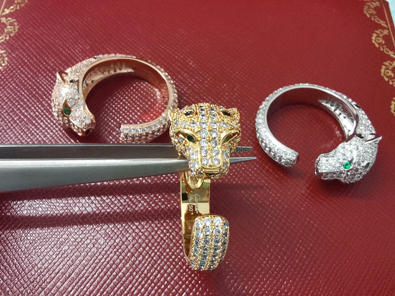 Angled view of Cartier unisex jewelry piece