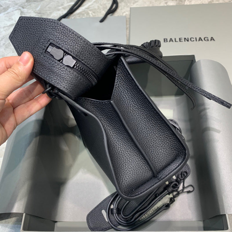 Classic Vegan Leather Handbag - Understated Luxury Look | Women's Everyday Carry Handbag #318 - back view (image 4) of designer-inspired handbag