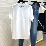 Close-up of Balmain designer clothing craftsmanship