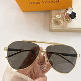 Side view of Louis Vuitton unisex sunglasses