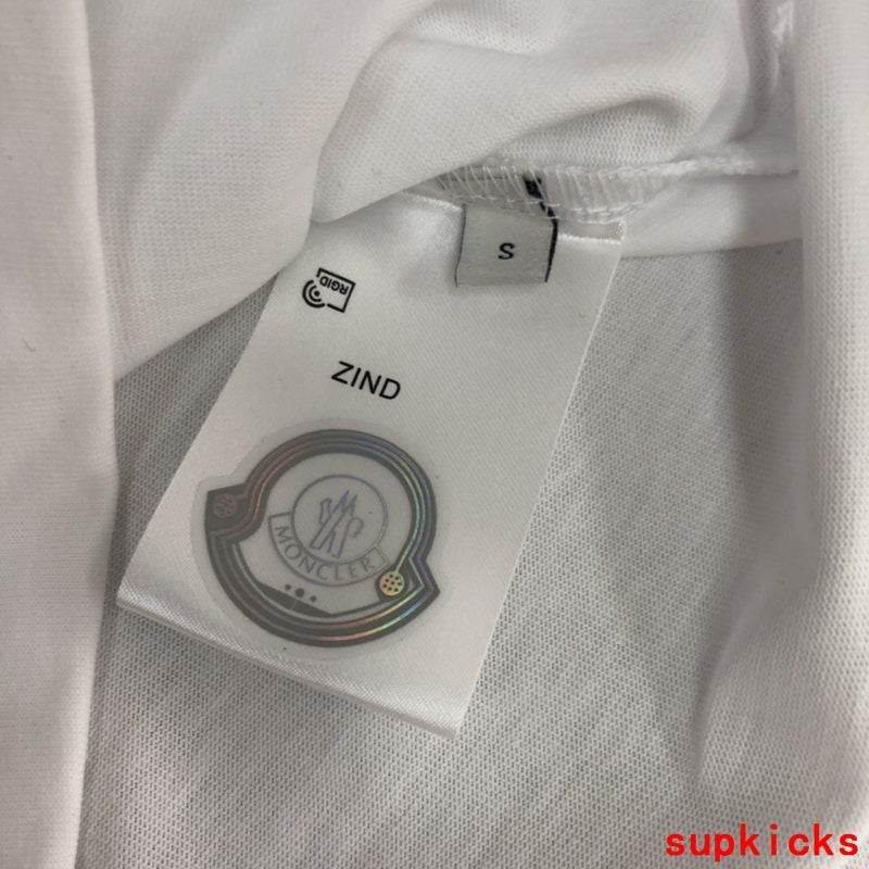 Side profile of Moncler luxury clothing with everyday silhouette