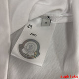 Side profile of Moncler luxury clothing with everyday silhouette