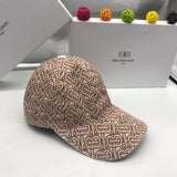 Front view of Burberry unisex cap