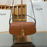 Side profile of refined classic women's handbag – women's everyday handbag