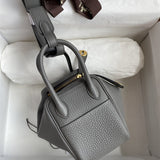 Close-up detail of polished bag design