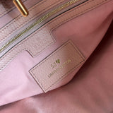 Side profile of everyday-luxe modern women's handbag – women's luxury accessory