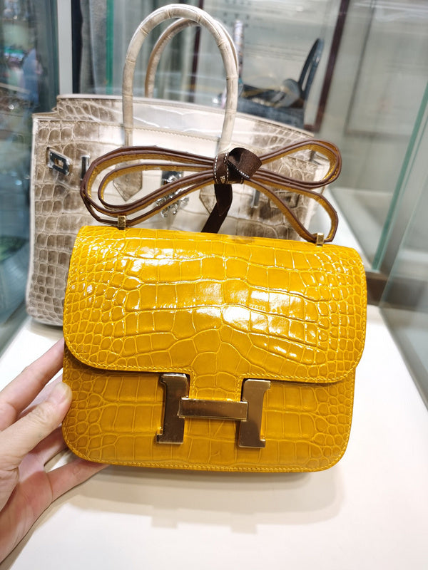Close-up detail of sleek bag design