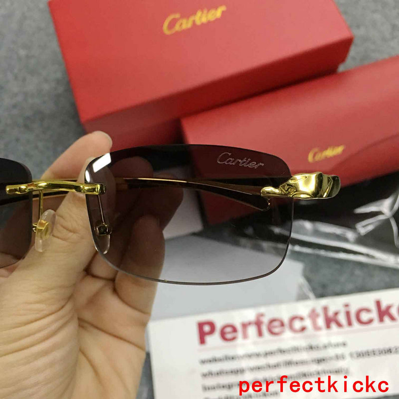 Lifestyle view of Cartier unisex sunglasses