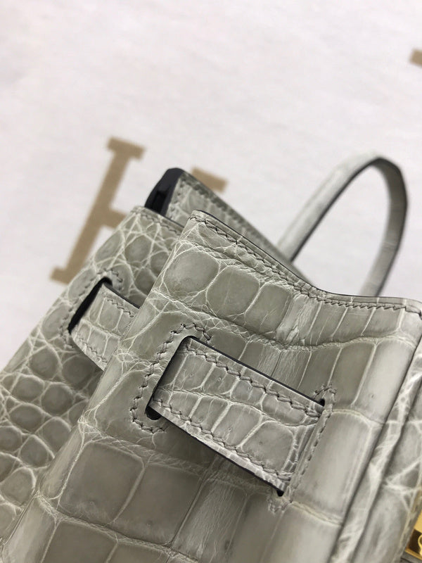 Close-up detail of structured bag design