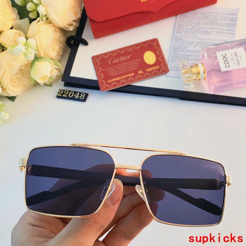 Lifestyle view of Cartier unisex sunglasses