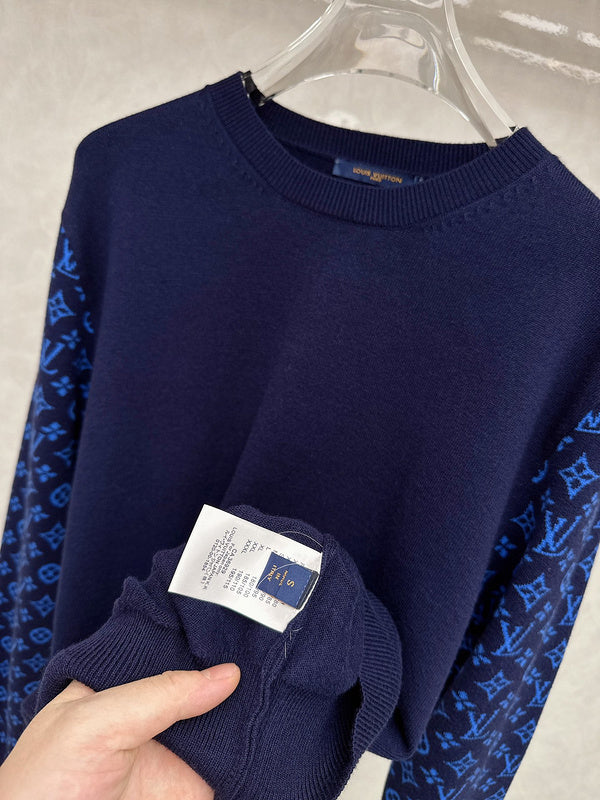 Side profile of Louis Vuitton luxury clothing with contemporary cut