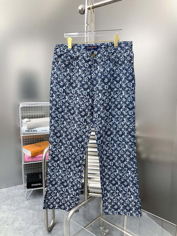 Front view of Louis Vuitton luxury clothing with everyday silhouette