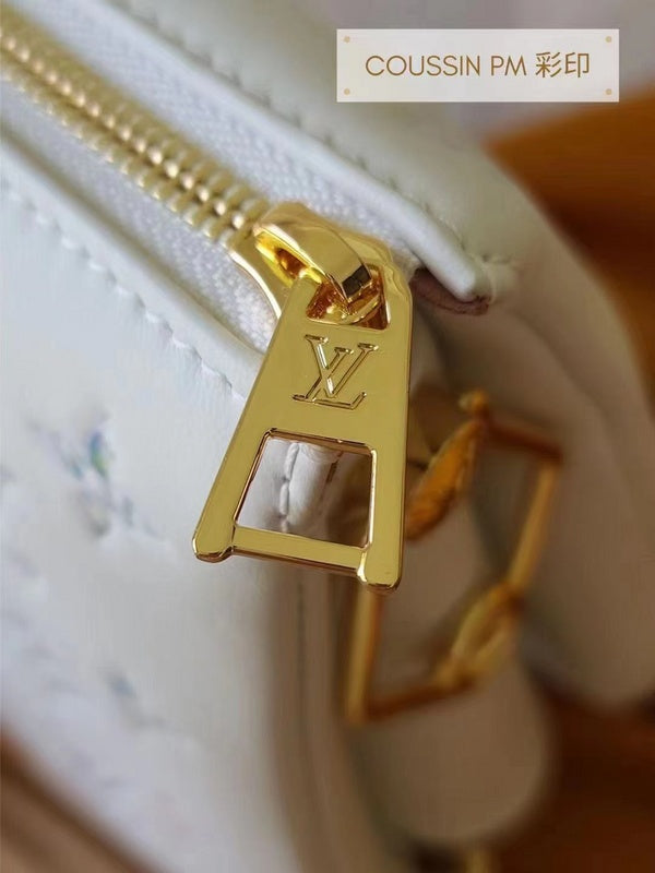 Back view of structured premium women's handbag – women's designer-style accessory