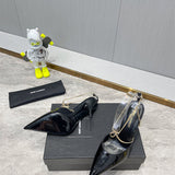 Saint Laurent designer shoes full view