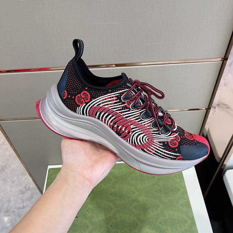 Gucci fresh white-and-black luxury sneakers view 6 minimalist modern build