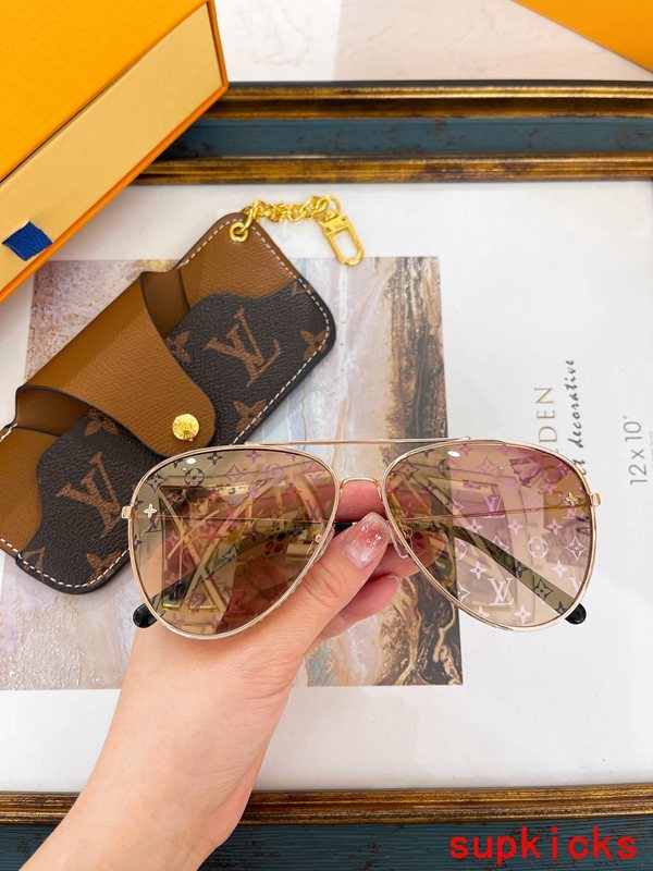 Angled view of Louis Vuitton unisex sunglasses