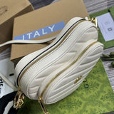 Close-up detail of refined statement women's handbag – women's statement bag