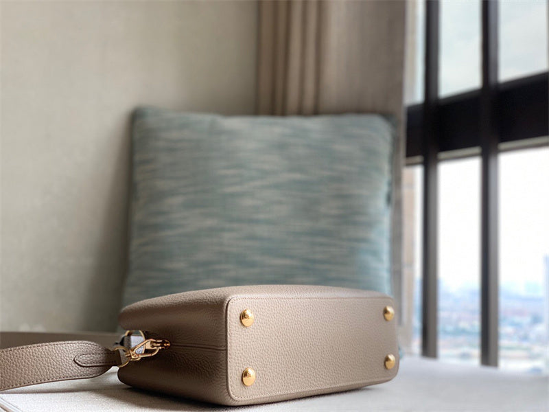  tailored handbag detail view showing craftsmanship