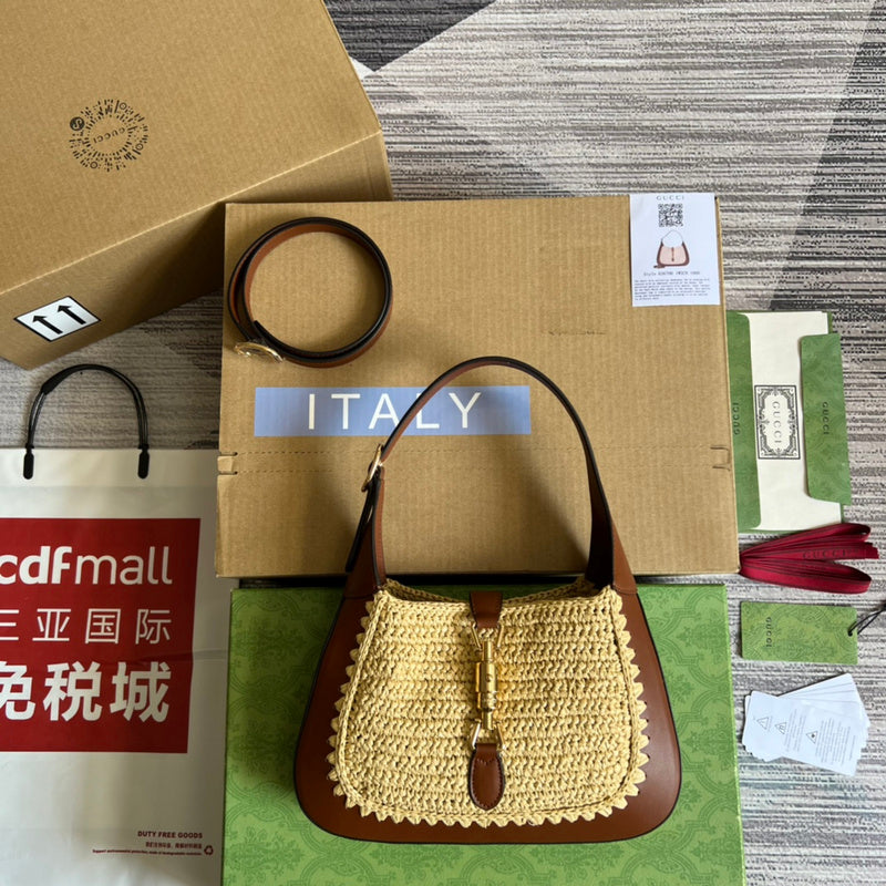 Close-up detail of modernist bag design