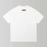 Side profile of Louis Vuitton cotton t-shirt with contemporary cut