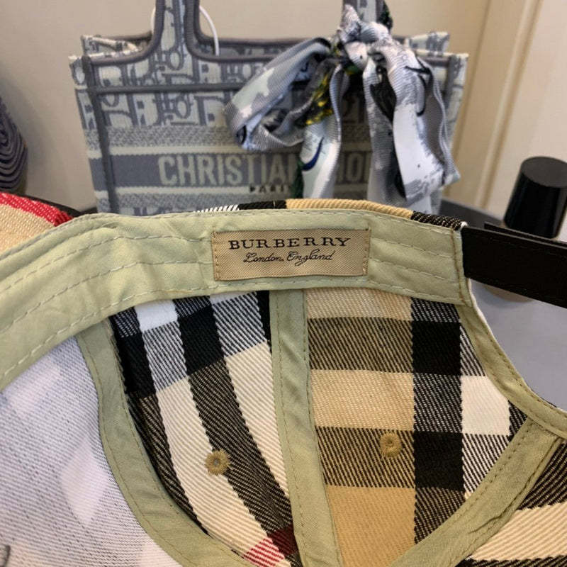 Lifestyle view of Burberry unisex cap