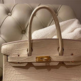 Close-up detail of curated bag design