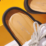 Louis Vuitton Black Pointed-Toe Flats - Back View