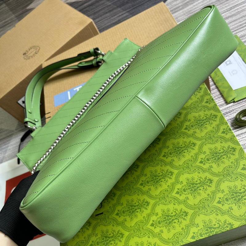 Interior view of polished structured women's handbag – women's designer-style accessory