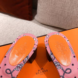 Hermès Nude Classic Ballet Flats - Studio Shot