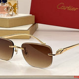 Front view of Cartier unisex sunglasses