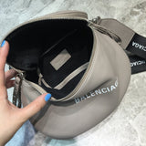 Classic Premium PU Leather Handbag - Statement Silhouette | Women's Premium Handbag #747 - alternate angle view (image 8) of designer-inspired handbag