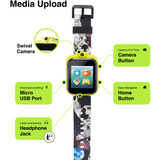 Side view of PlayZoom unisex green watch