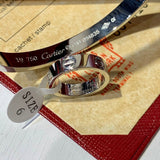 Front view of Cartier unisex jewelry piece