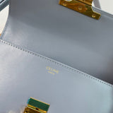Close-up detail of polished refined women's handbag – women's luxury handbag