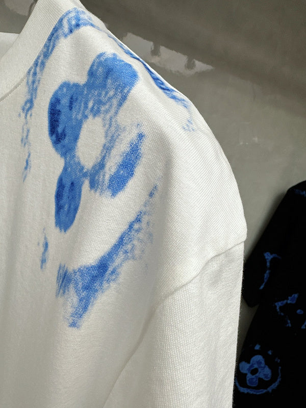 Back view of Louis Vuitton cotton t-shirt with streetwear-inspired cut