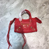 Sleek Premium PU Leather Handbag - Sleek Minimalist Lines | Women's Designer-Inspired Purse #696 - back view (image 4) of designer-inspired handbag