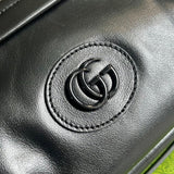 Back view of refined structured women's handbag – women's luxury handbag