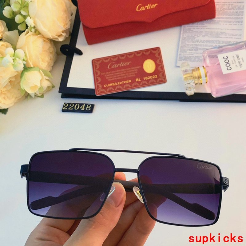Side view of Cartier unisex sunglasses