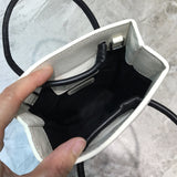 Effortless Faux Leather Handbag - Statement Silhouette | Women's Fashion Handbag #1076 - styled full view (image 7) of designer-inspired handbag