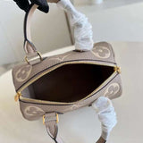 Front view of elevated statement women's handbag – women's designer-style accessory